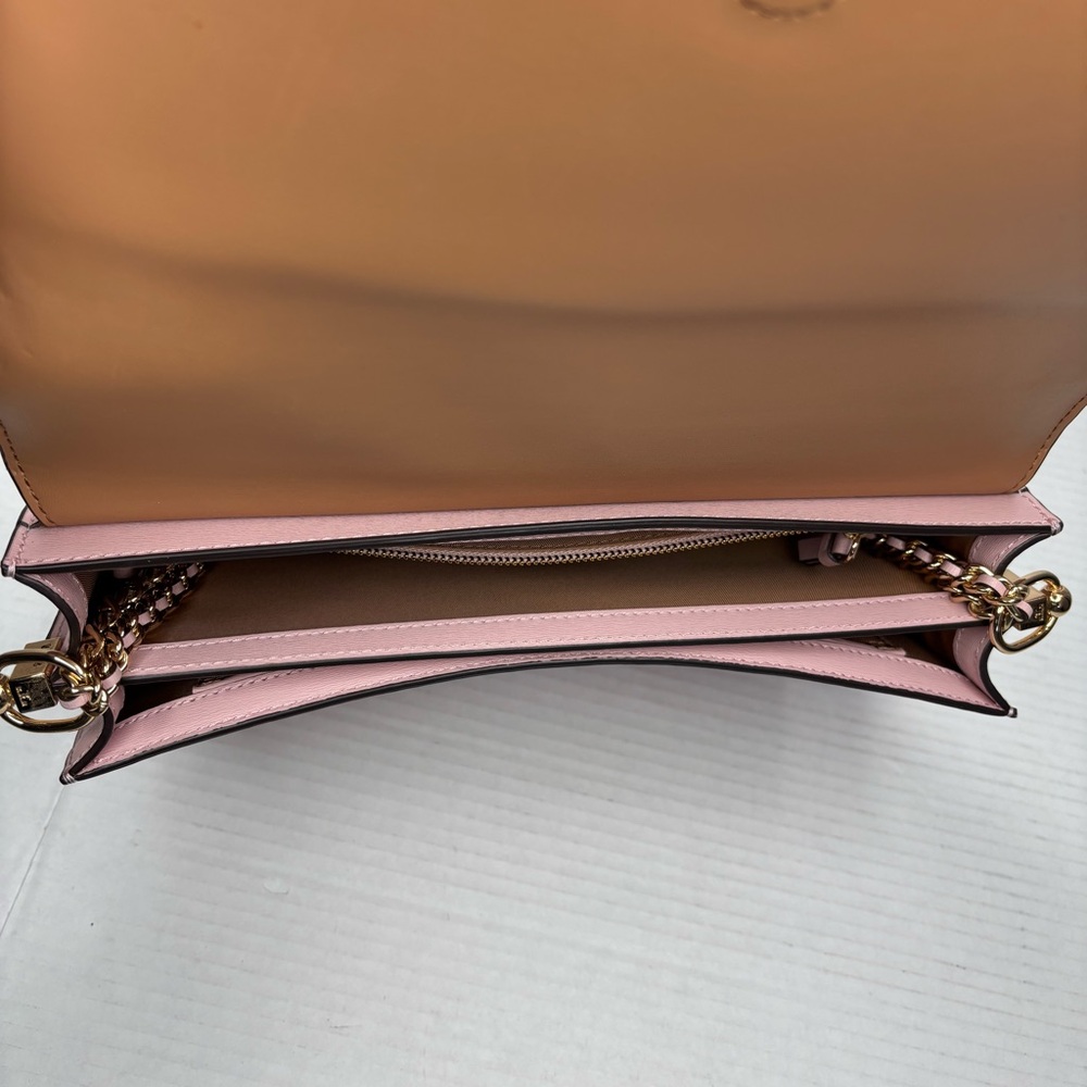 TORY BURCH Pink Robinson Convertible Shoulder Bag - Picture 5 of 11